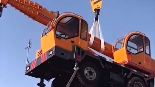 科技探秘 百噸工程機械高空懸掛，吊車起重能力顯神威